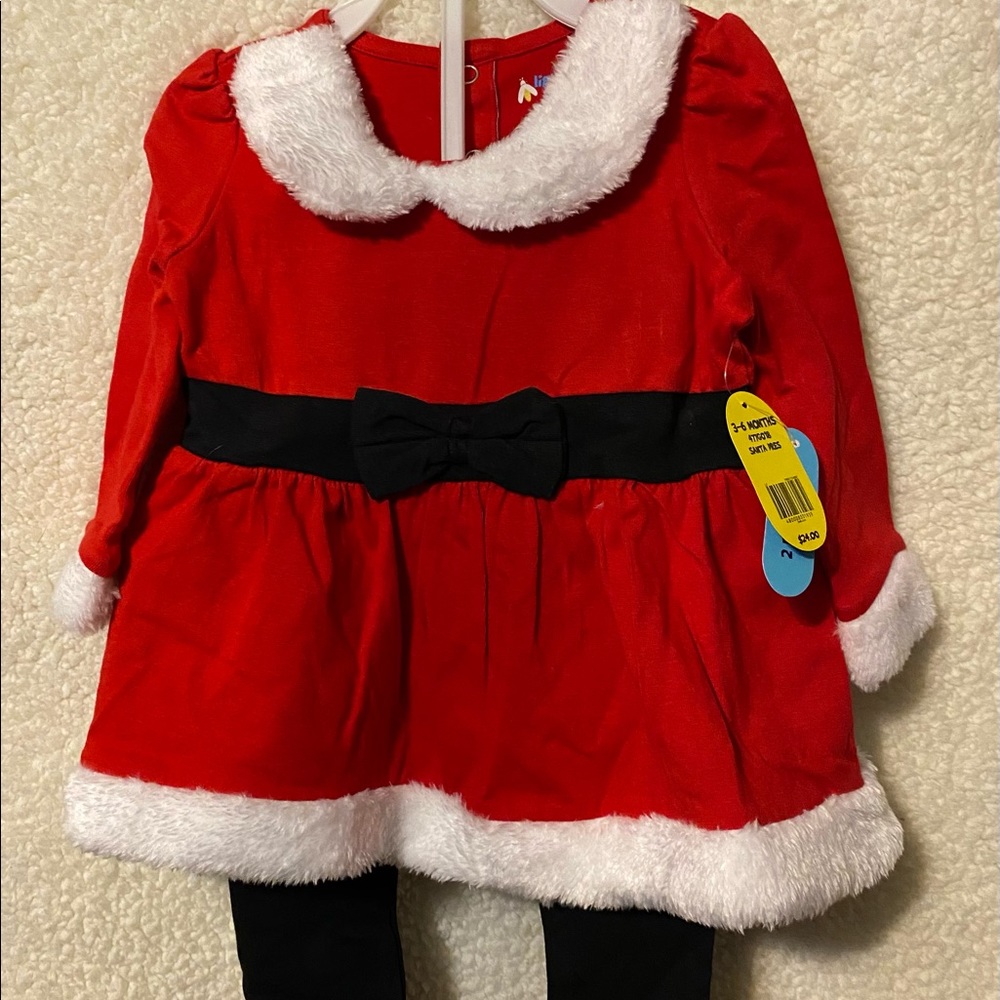 Baby girl 2 piece Christmas outfit